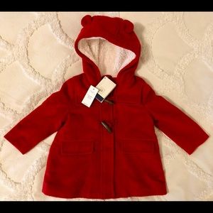 NWT Gap 12-18mo red coat